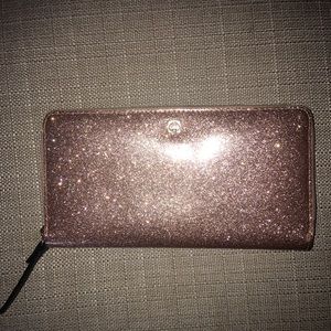 rose gold kate spade wallet!